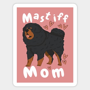 Tibetan Mastiff Dog Mom Cute Art Magnet